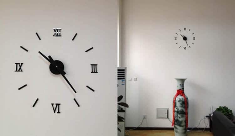 A clock hanging on the wall